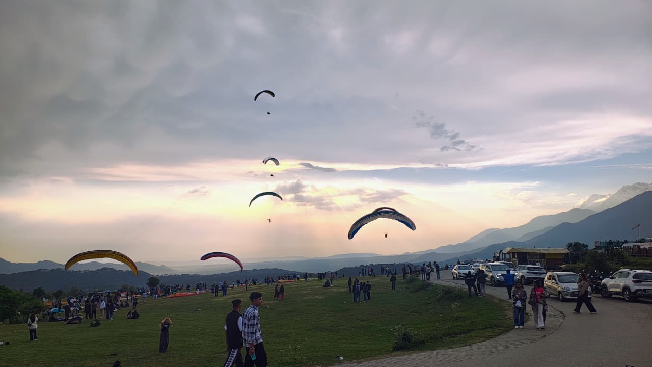 Sunset at Paragliding Landing Site